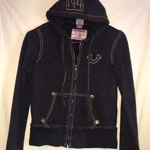 True religion zip up jacket